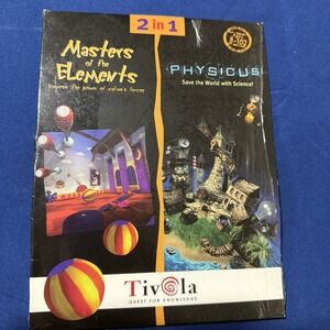 Tivola Masters of The Elements &‎ Physicus 2 In 1 Pack Pc Mac. Sealed. New